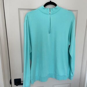 Peter Millar Perth Melange Performance Quarter-Zip Pullover - M